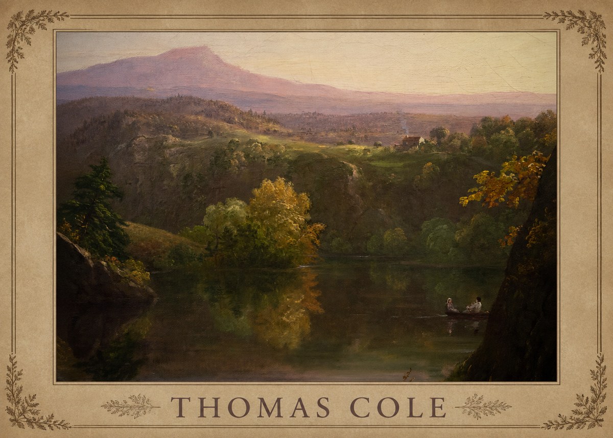 Thomas Cole View of the Catskill Mountains, Early Autumn No4 - Poster
