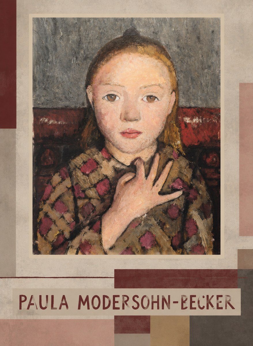 Paula Modersohn-Becker Girl in Checked Blouse No3 - Poster