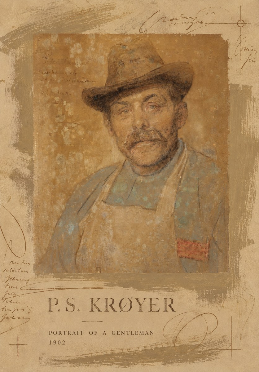 P.S. Krøyer Portrait of a Gentleman No5 - Poster