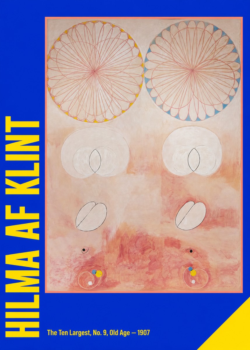 Hilma af Klint The Ten Largest, No. 9, Old Age – 1907 No2 - Poster