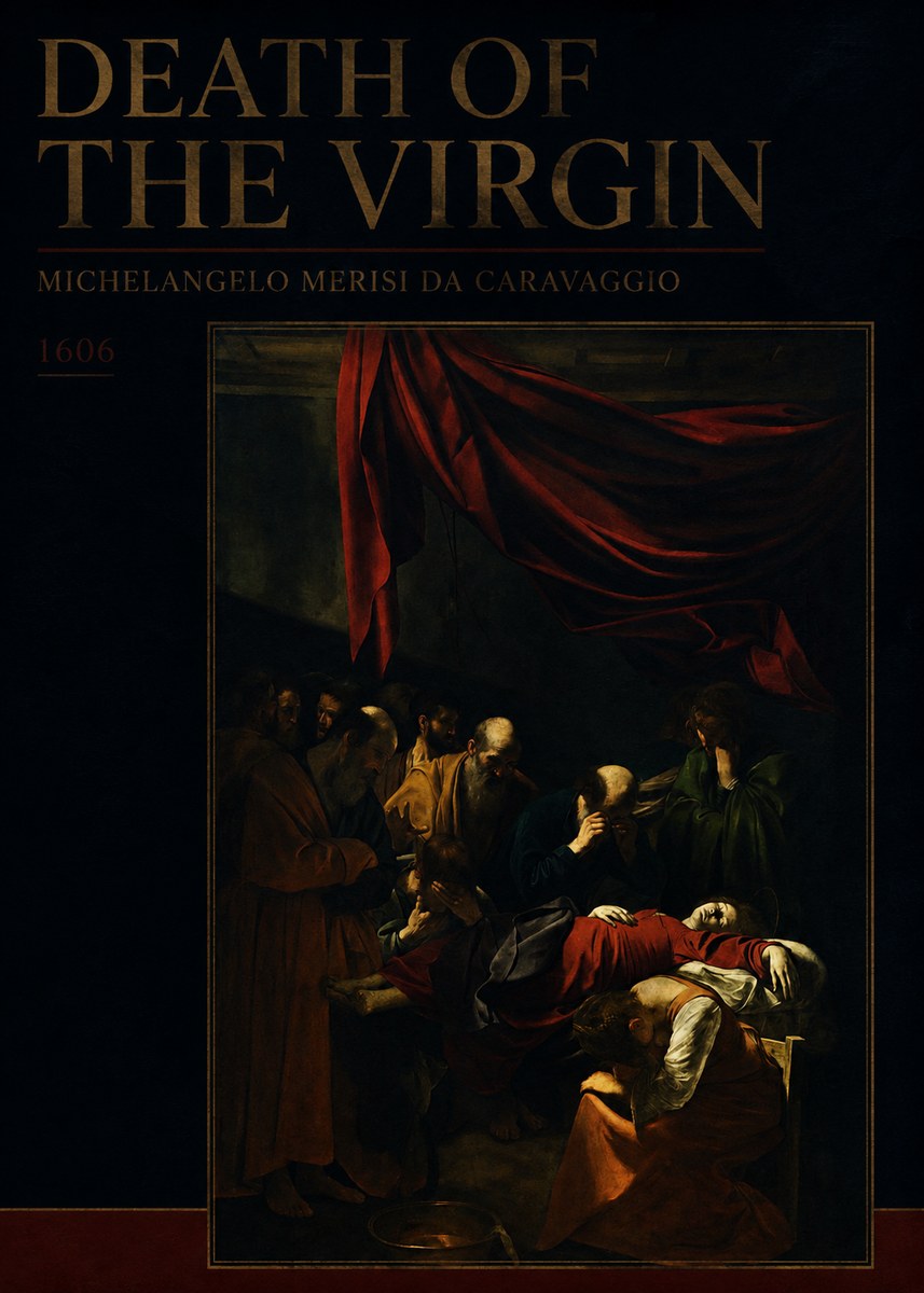 Michelangelo Merisi da Caravaggio Death of the Virgin No4 - Poster