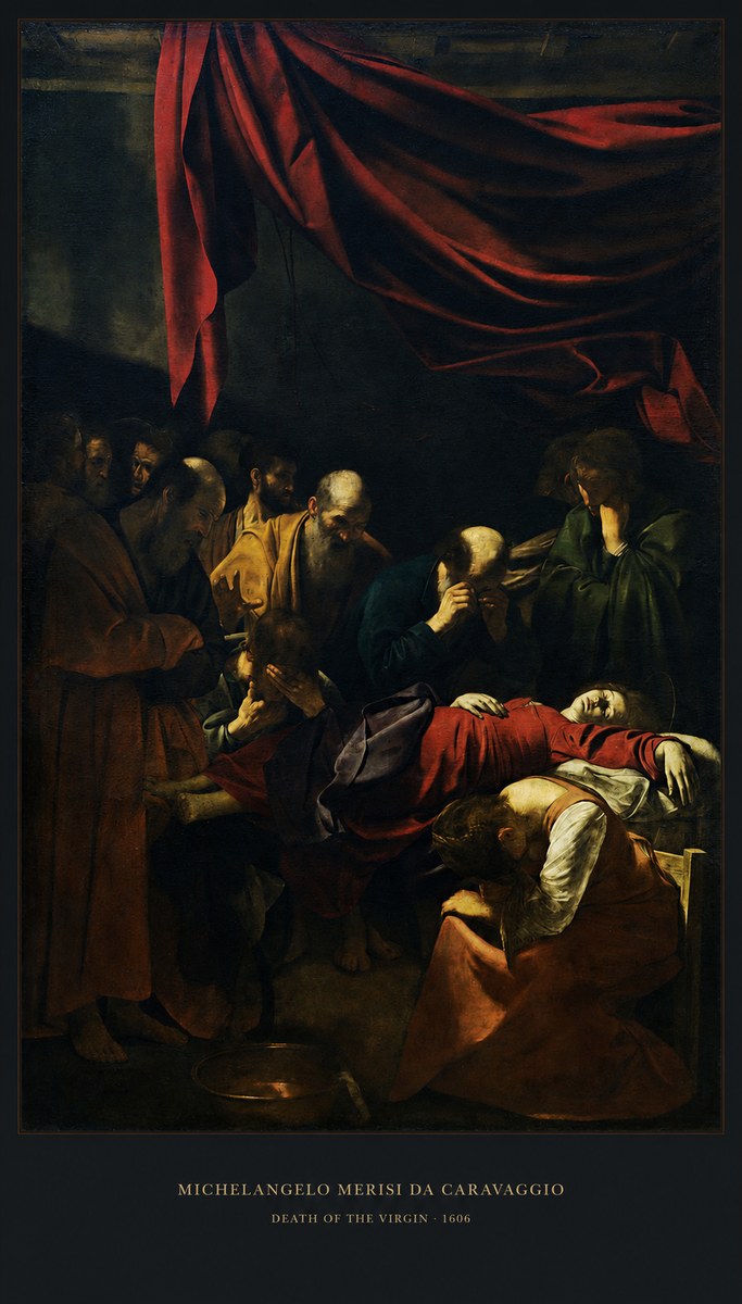 Michelangelo Merisi da Caravaggio Death of the Virgin No5 - Poster