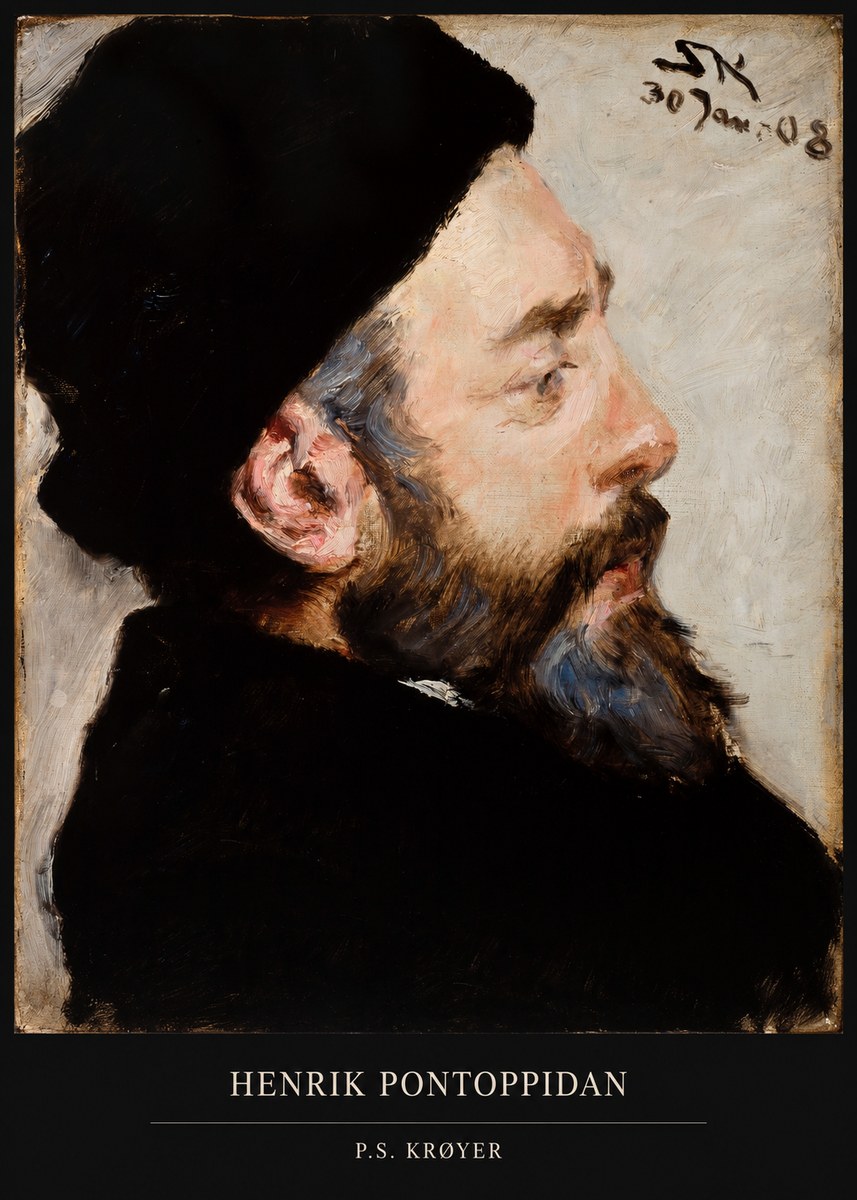P.S. Krøyer Henrik Pontoppidan No5 - Poster