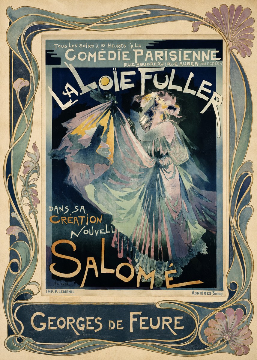 Georges de Feure La Loïe Fuller - Salomé I No1 - Poster