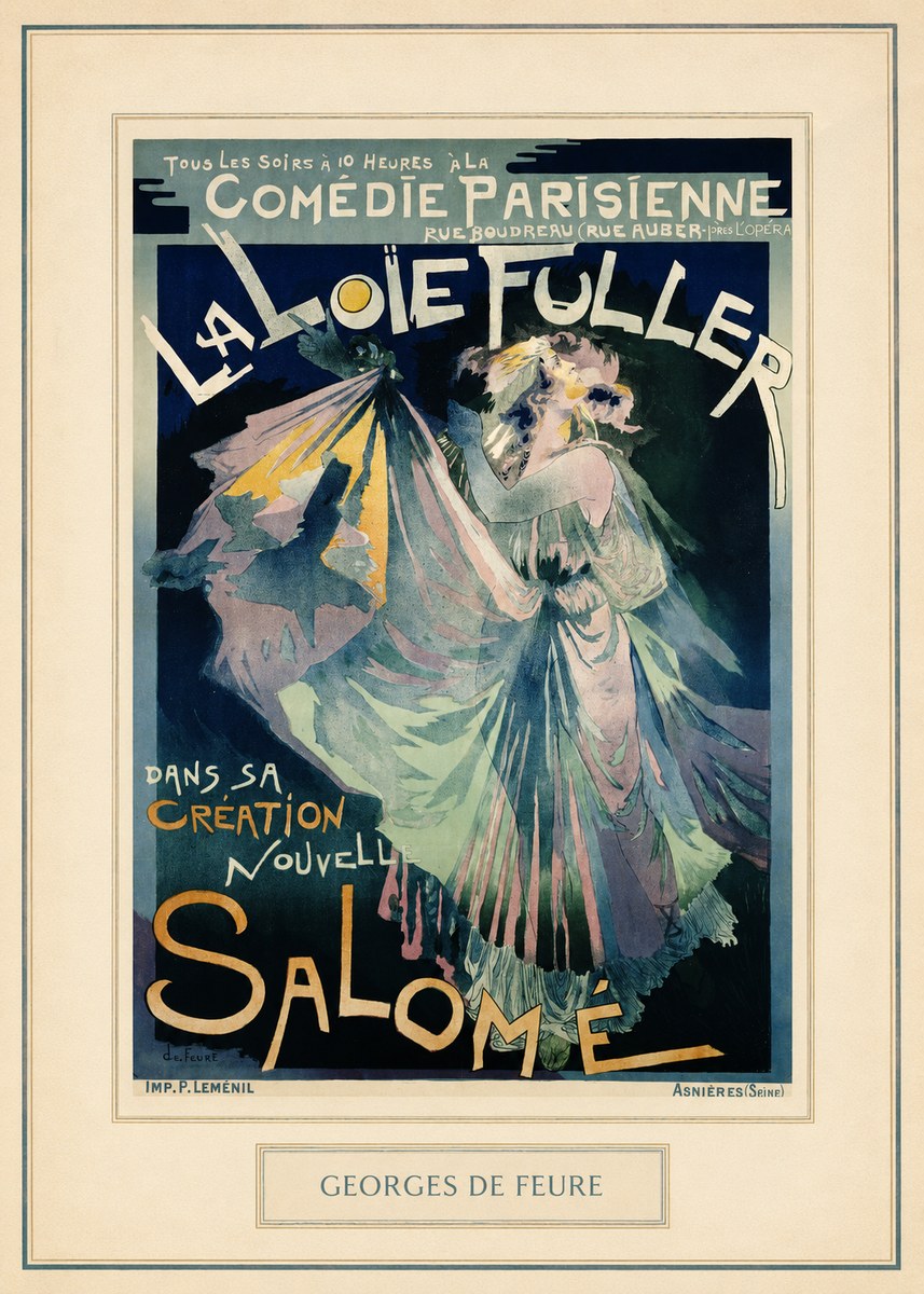 Georges de Feure La Loïe Fuller - Salomé I No4 - Poster