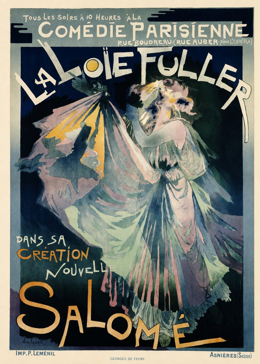 Georges de Feure La Loïe Fuller - Salomé I No6 - Poster