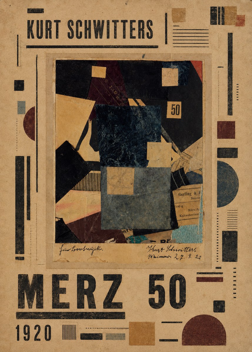 Kurt Schwitters Merz 50 No5 - Poster