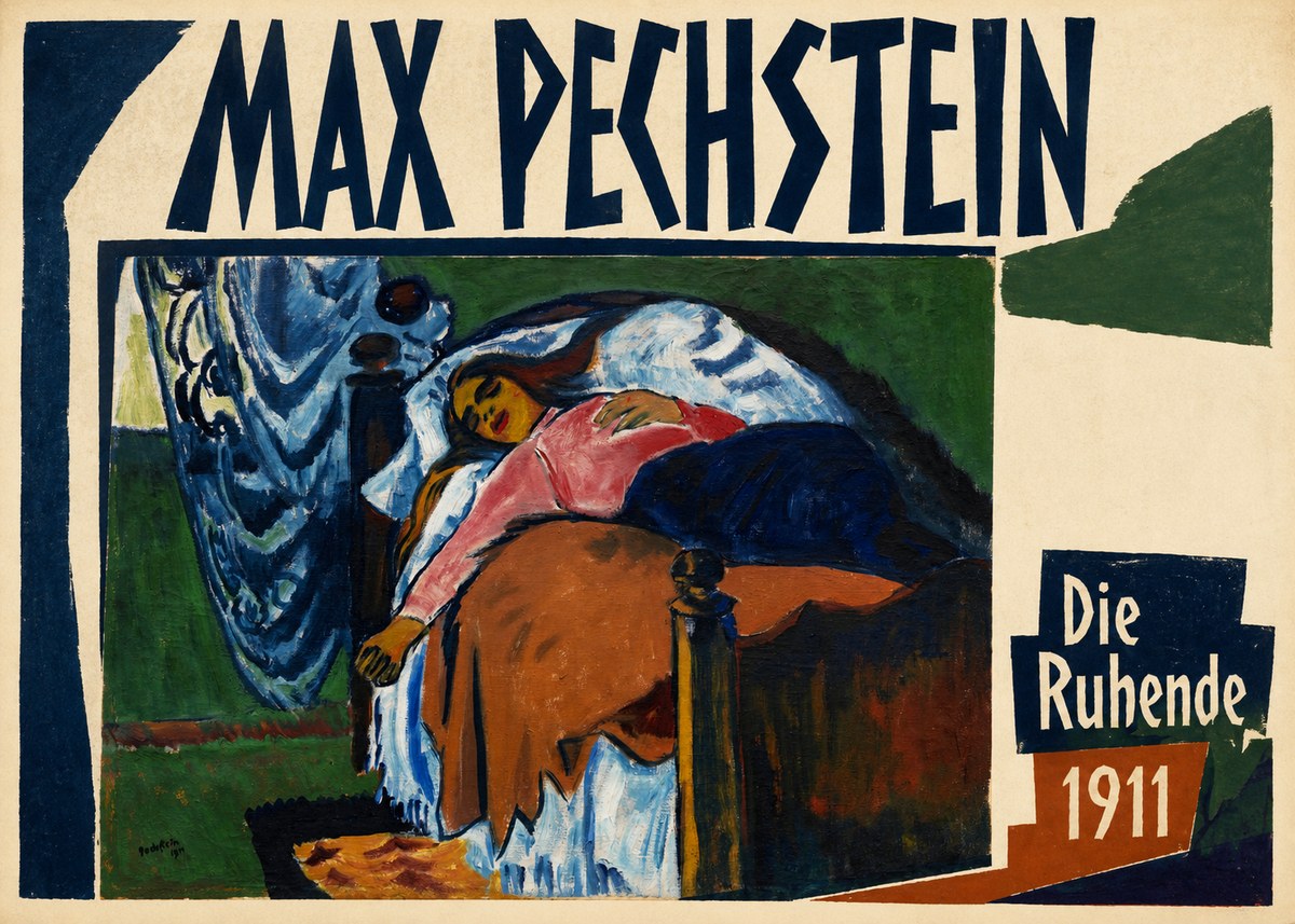 Max Pechstein Die Ruhende No3 - Poster
