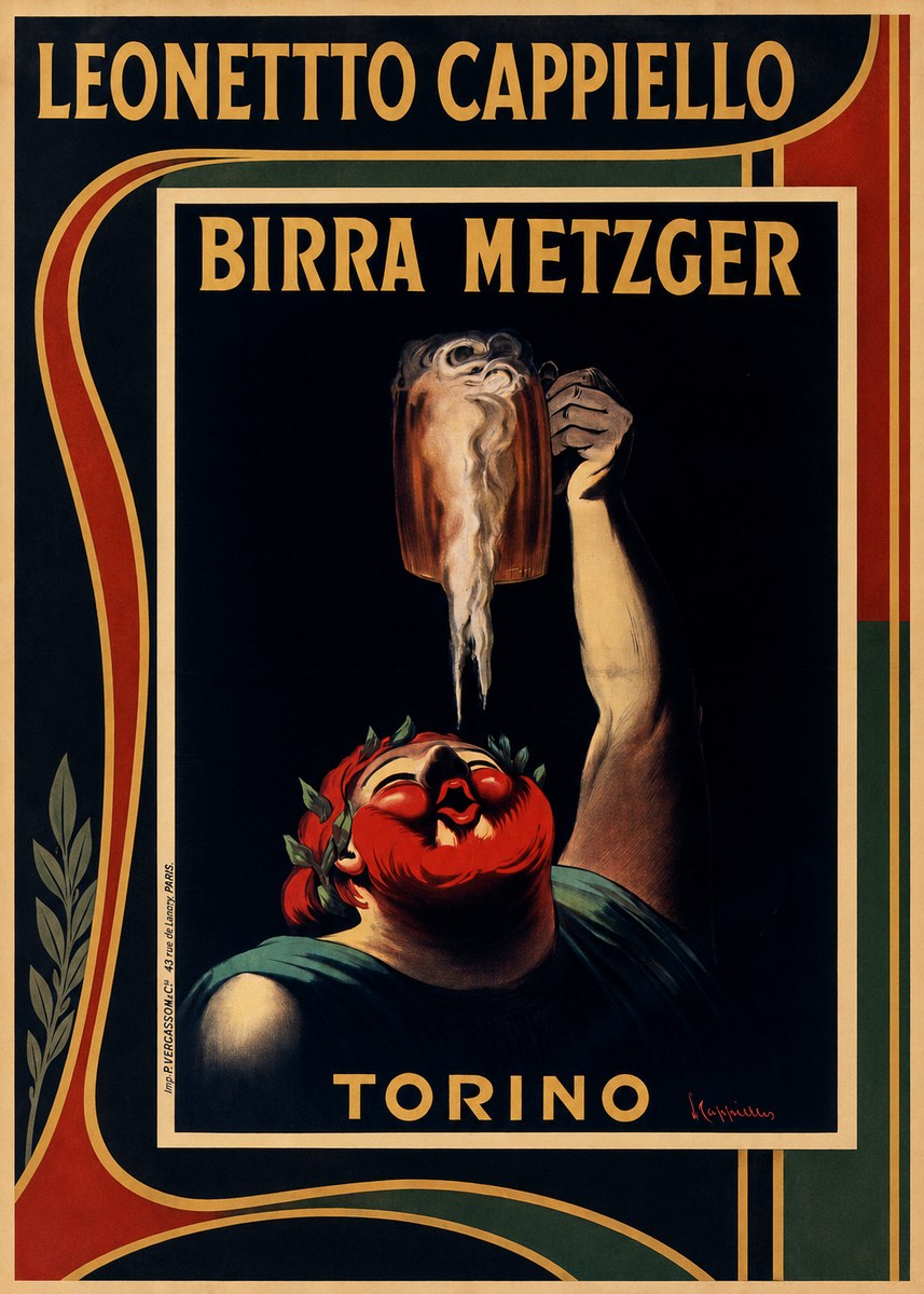 Leonetto Cappiello Birra Metzger No1 - Poster