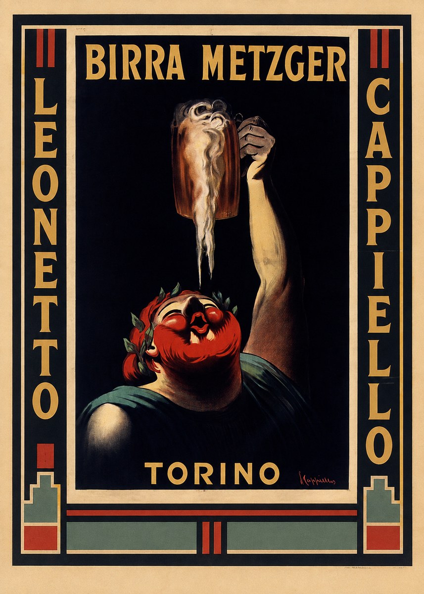 Leonetto Cappiello Birra Metzger No2 - Poster