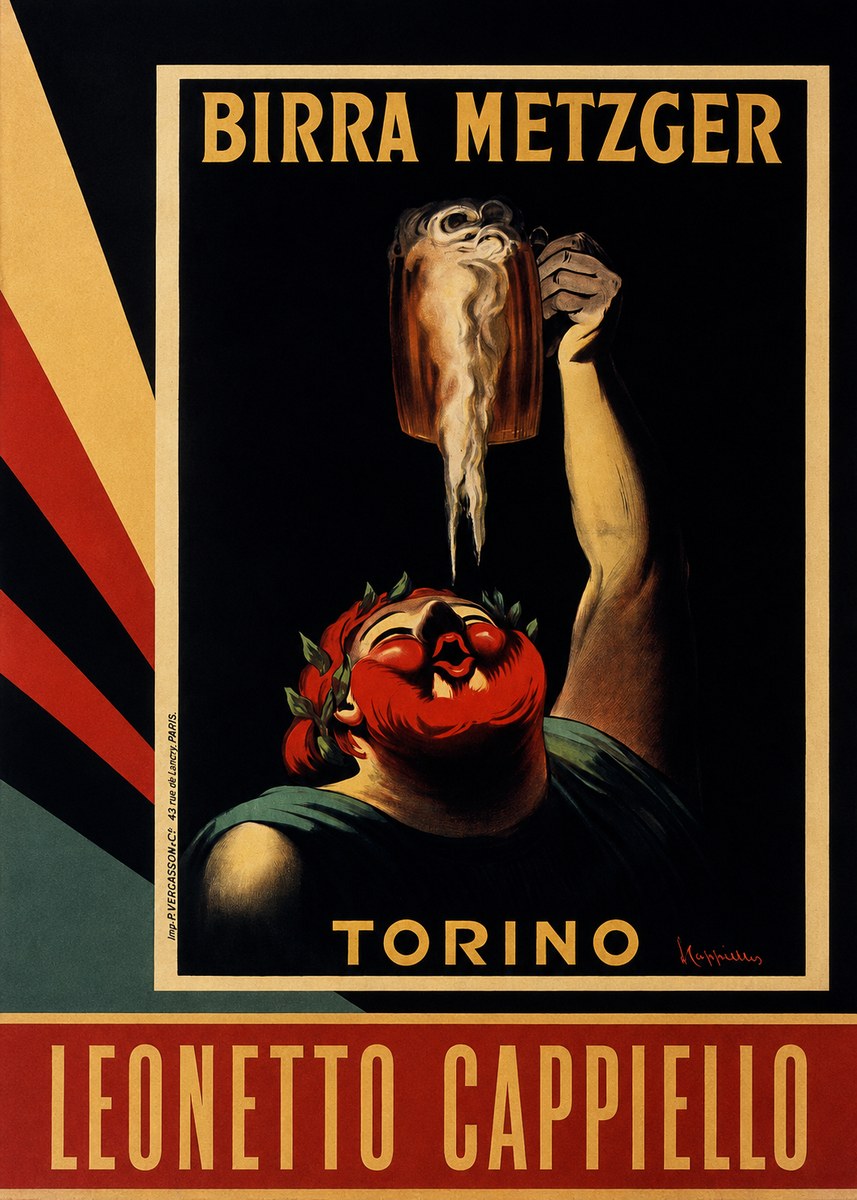 Leonetto Cappiello Birra Metzger No4 - Poster