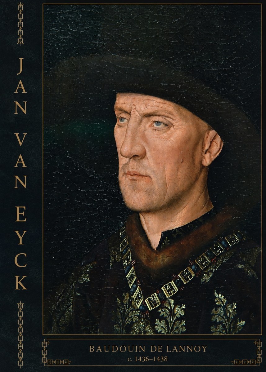 Jan van Eyck Baudouin De Lannoy No2 - Poster