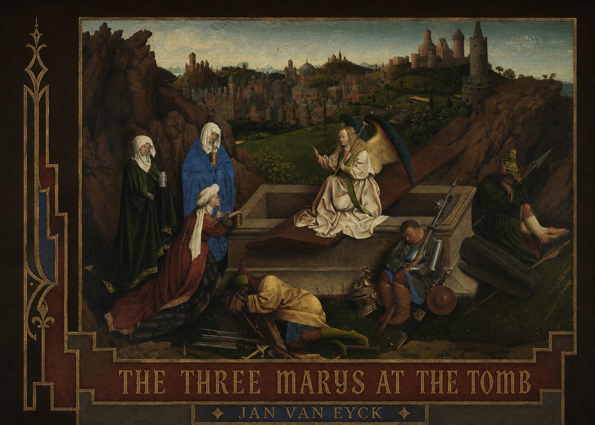 Jan van Eyck The Three Marys at the Tomb No2 - Poster