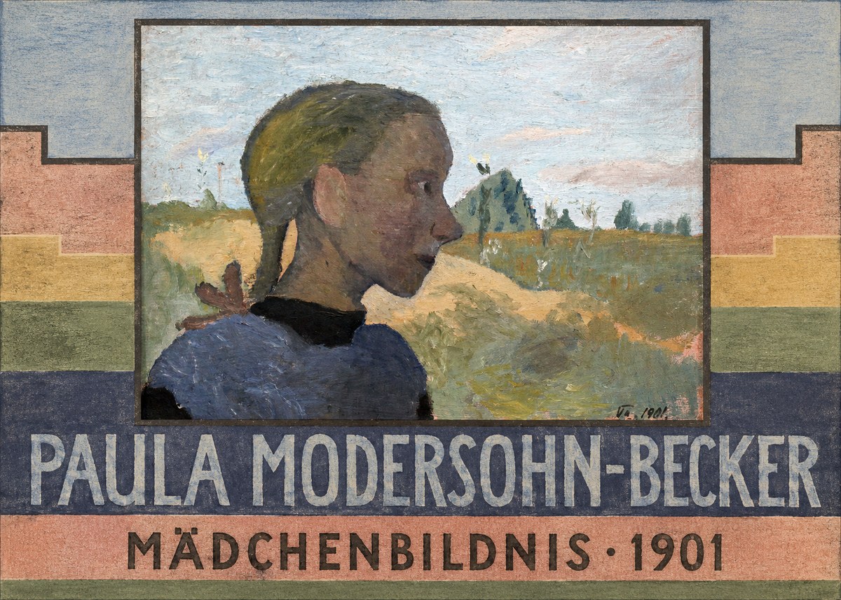 Paula Modersohn-Becker Mädchenbildnis · 1901 No6 - Poster