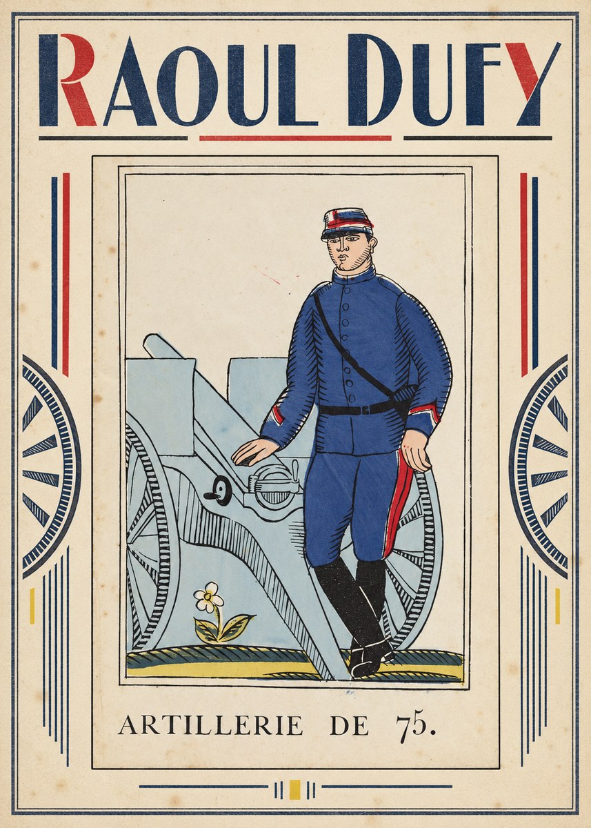 Raoul Dufy Artillerie De 75. No1 - Poster