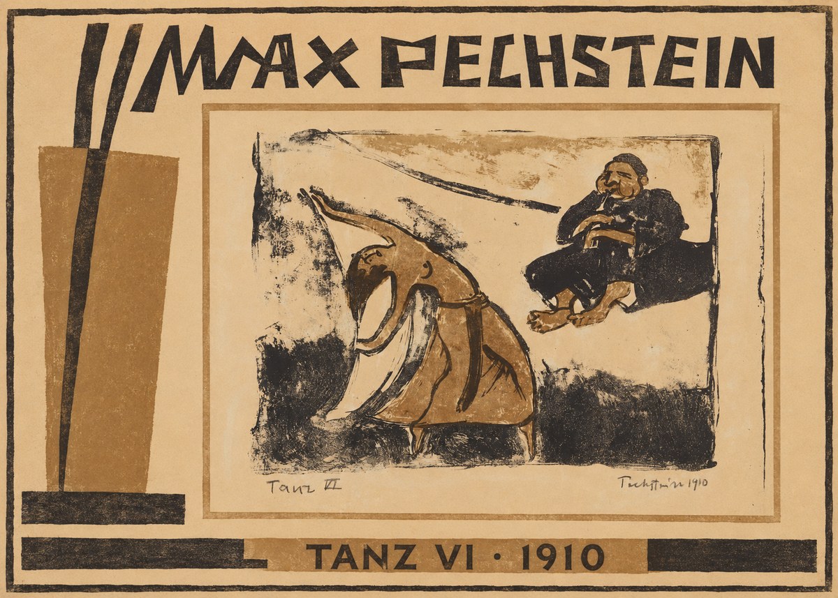 Max Pechstein Tanz Vi • 1910 No1 - Poster