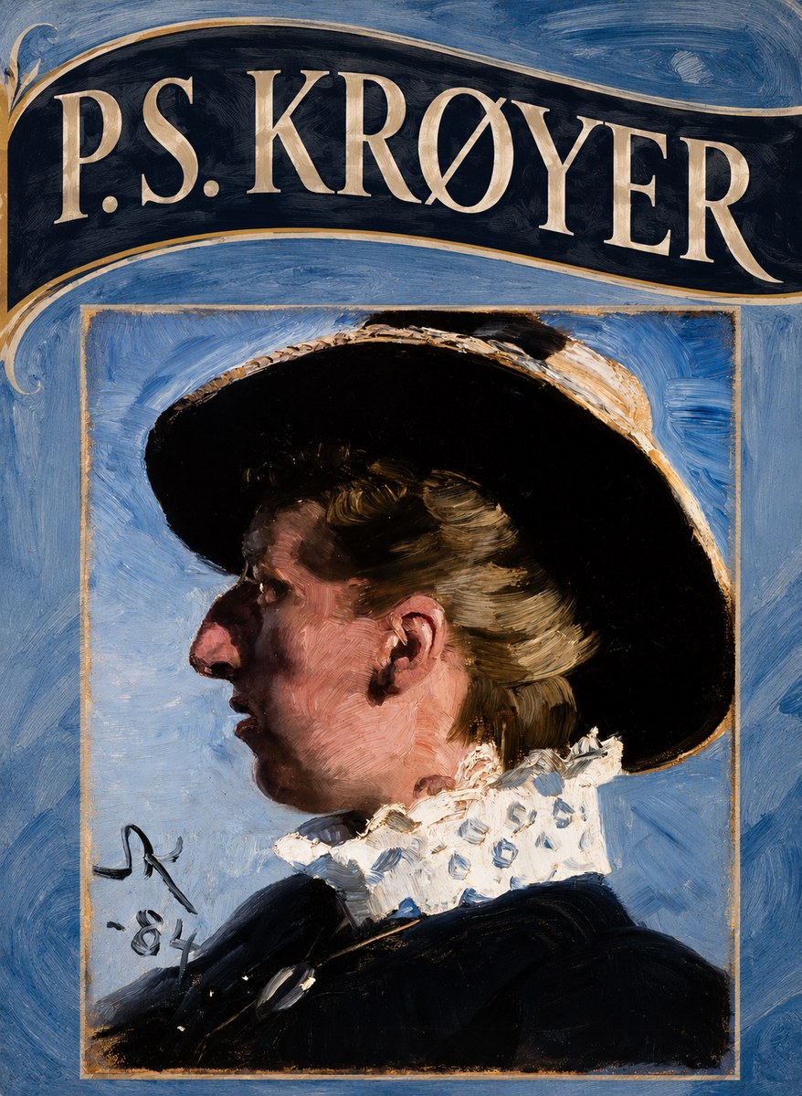 P.S. Krøyer Self-portrait II No5 - Poster