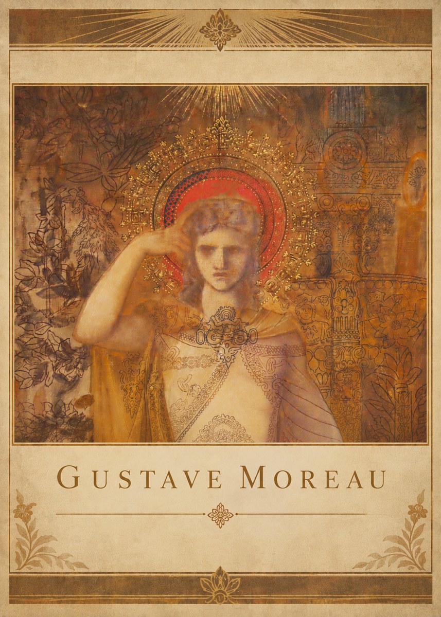 Gustave Moreau The Messenger No5 - Poster