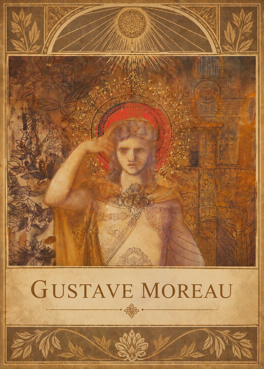 Gustave Moreau The Messenger No6 - Poster