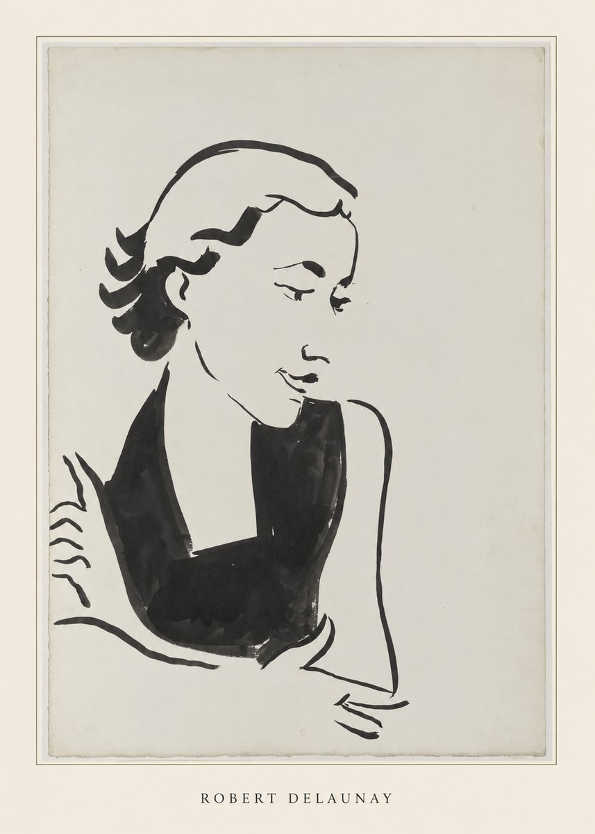 Robert Delaunay Figure Study No4 - Poster
