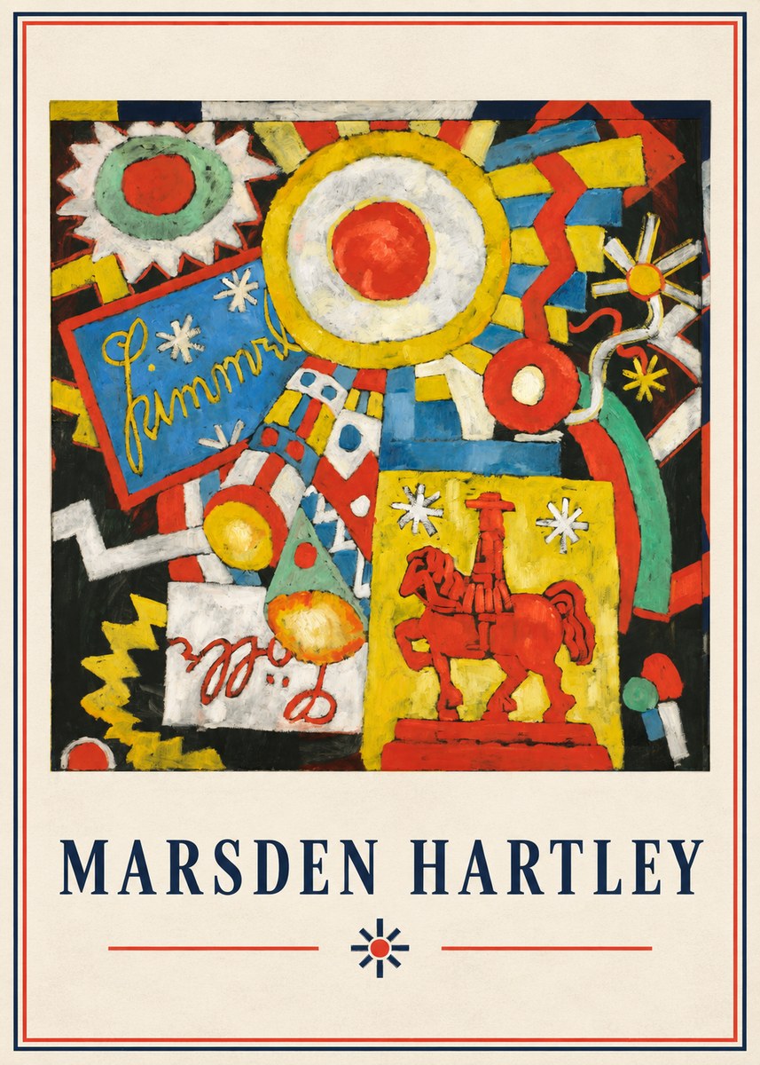 Marsden Hartley Himmel Lille No4 - Poster