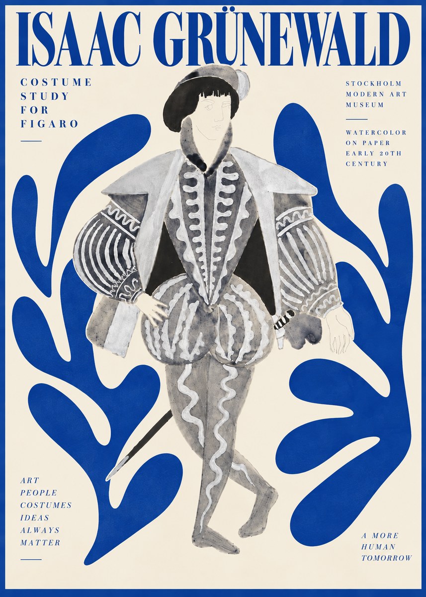 Isaac Grünewald Figaro II No6 - Poster