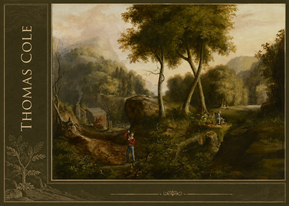 Thomas Cole The Hunter's Return I No2 - Poster