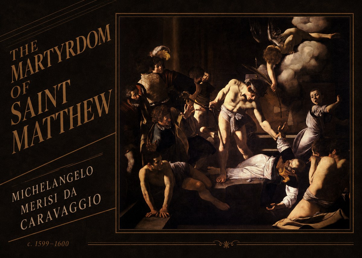 Michelangelo Merisi da Caravaggio The Martyrdom of Saint Matthew No3 - Poster