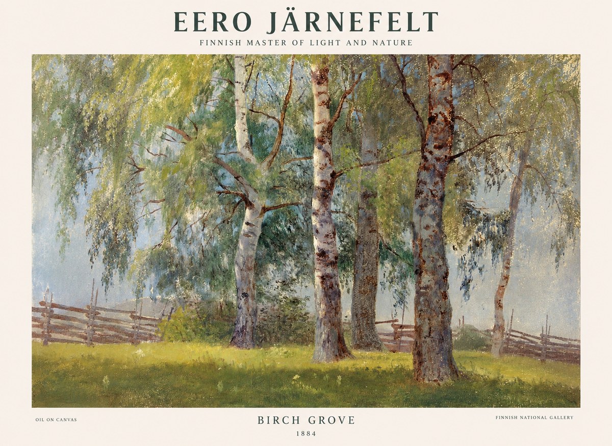 Eero Järnefelt Birch Grove No1 - Poster
