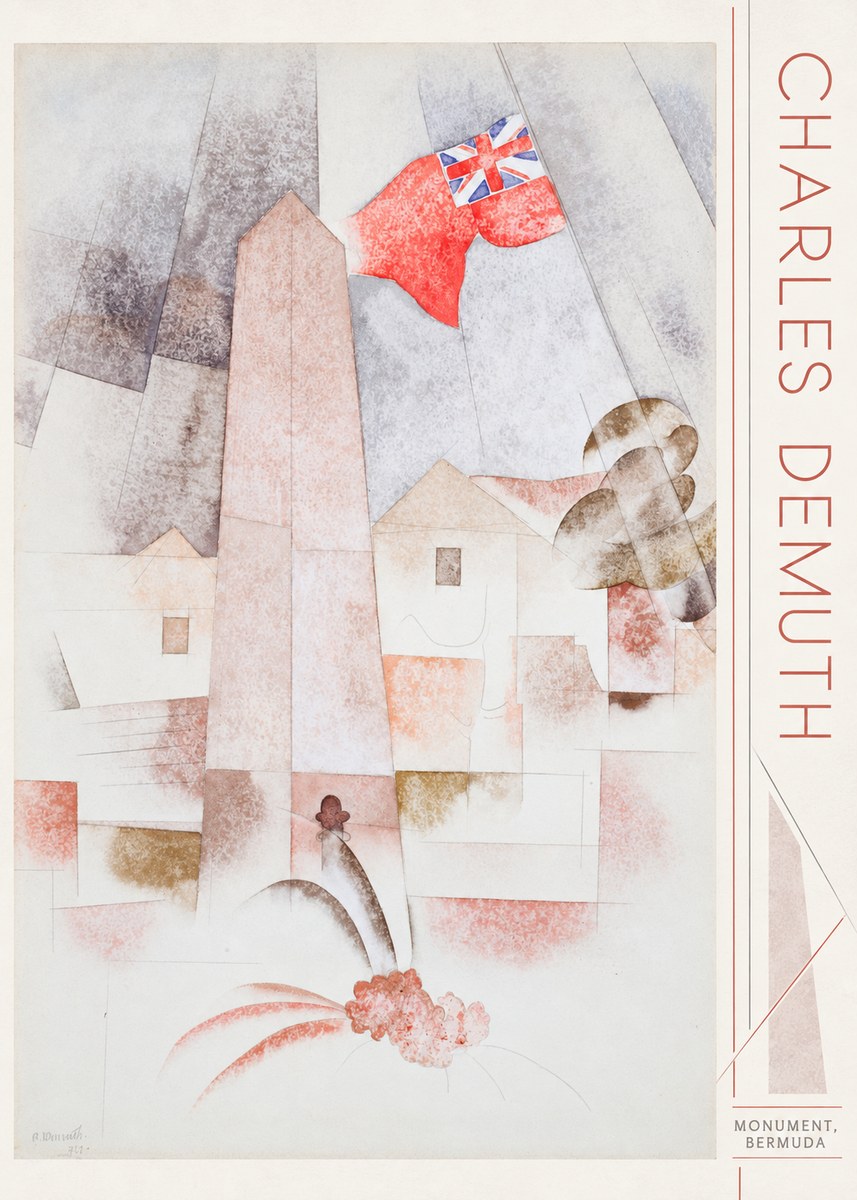 Charles Demuth Monument, Bermuda No2 - Poster