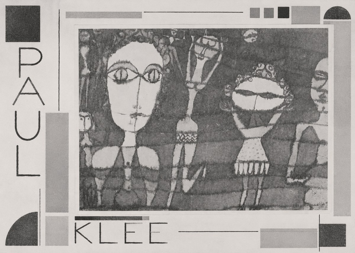 Paul Klee Specter of a Genius No2 - Poster