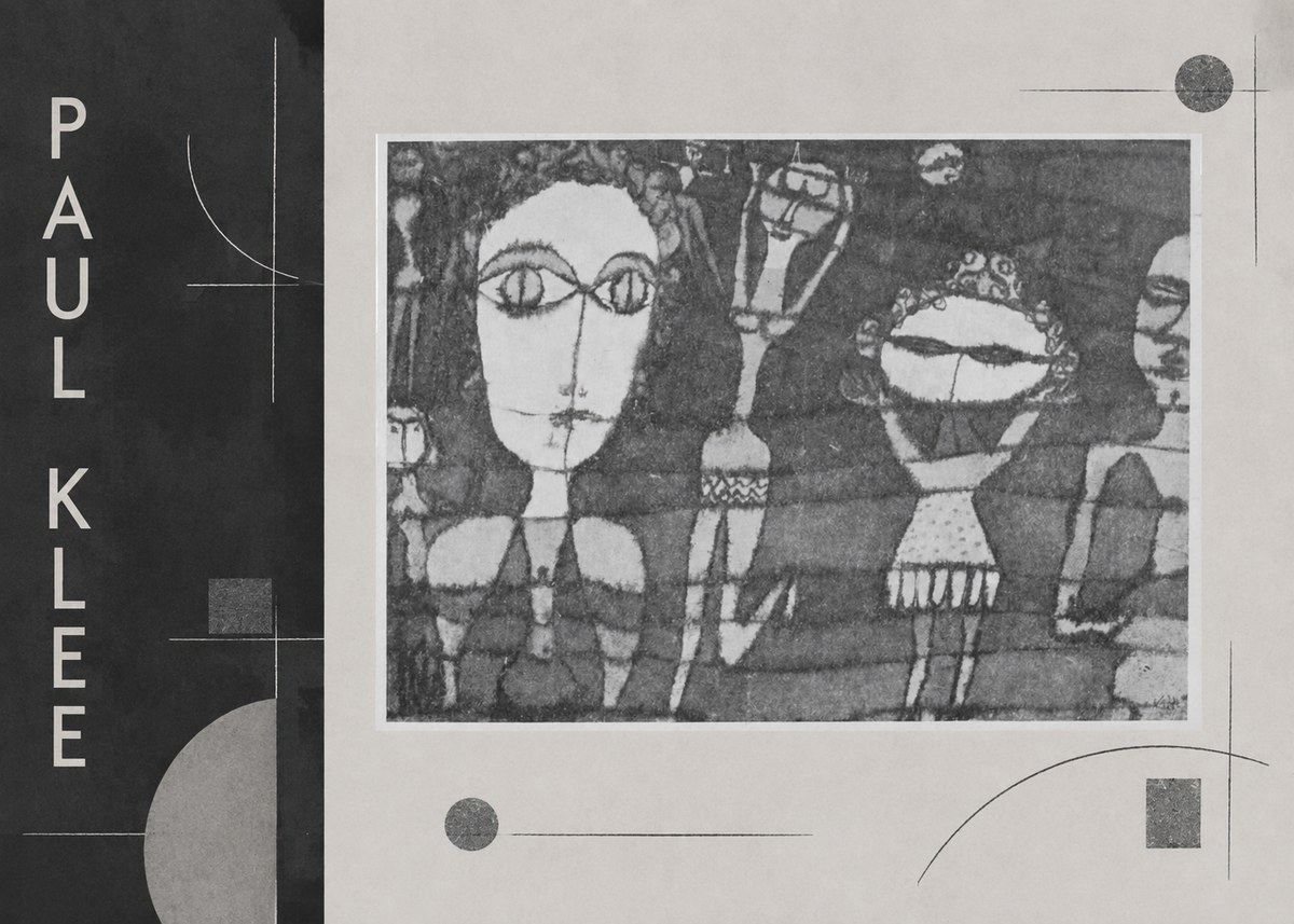 Paul Klee Specter of a Genius No4 - Poster