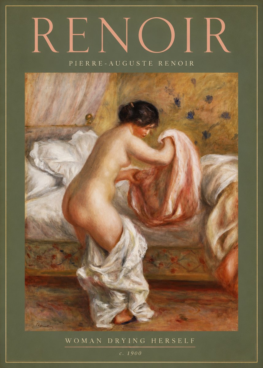 Renoir Woman Drying Herself No2 - Poster