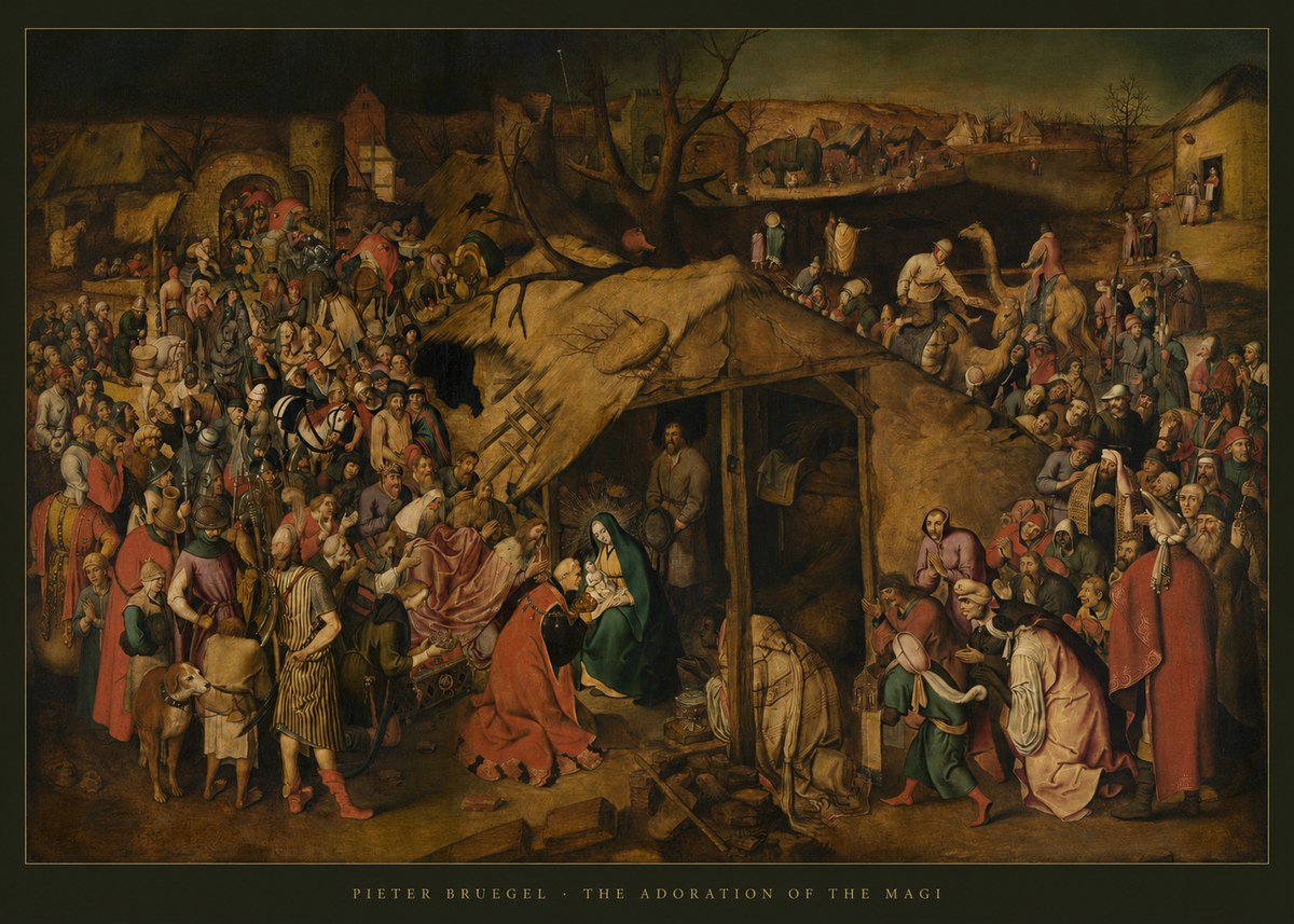 Pieter Bruegel The Adoration of the Magi No5 - Poster