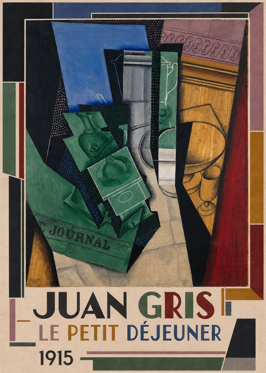 Juan Gris Le Petit Déjeuner No1 - Poster