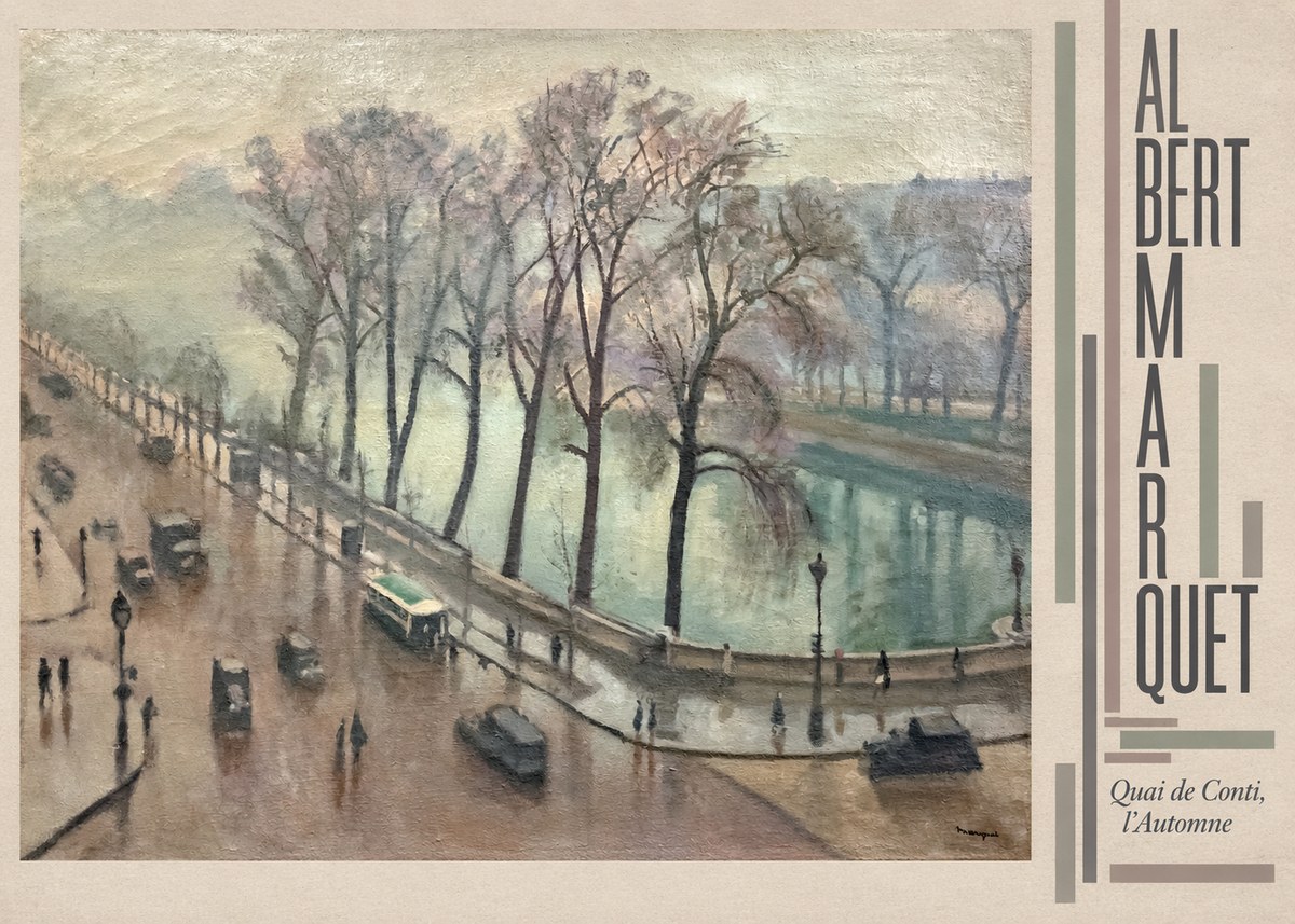 Albert Marquet Quai De Conti, L'automne No5 - Poster