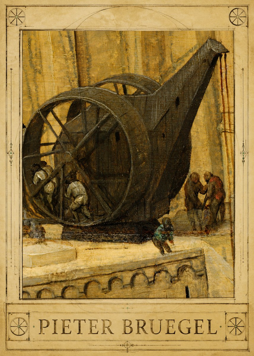Pieter Bruegel The Crane No1 - Poster