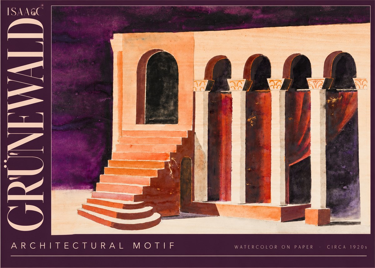 Isaac Grünewald Architectural Motif I No4 - Poster