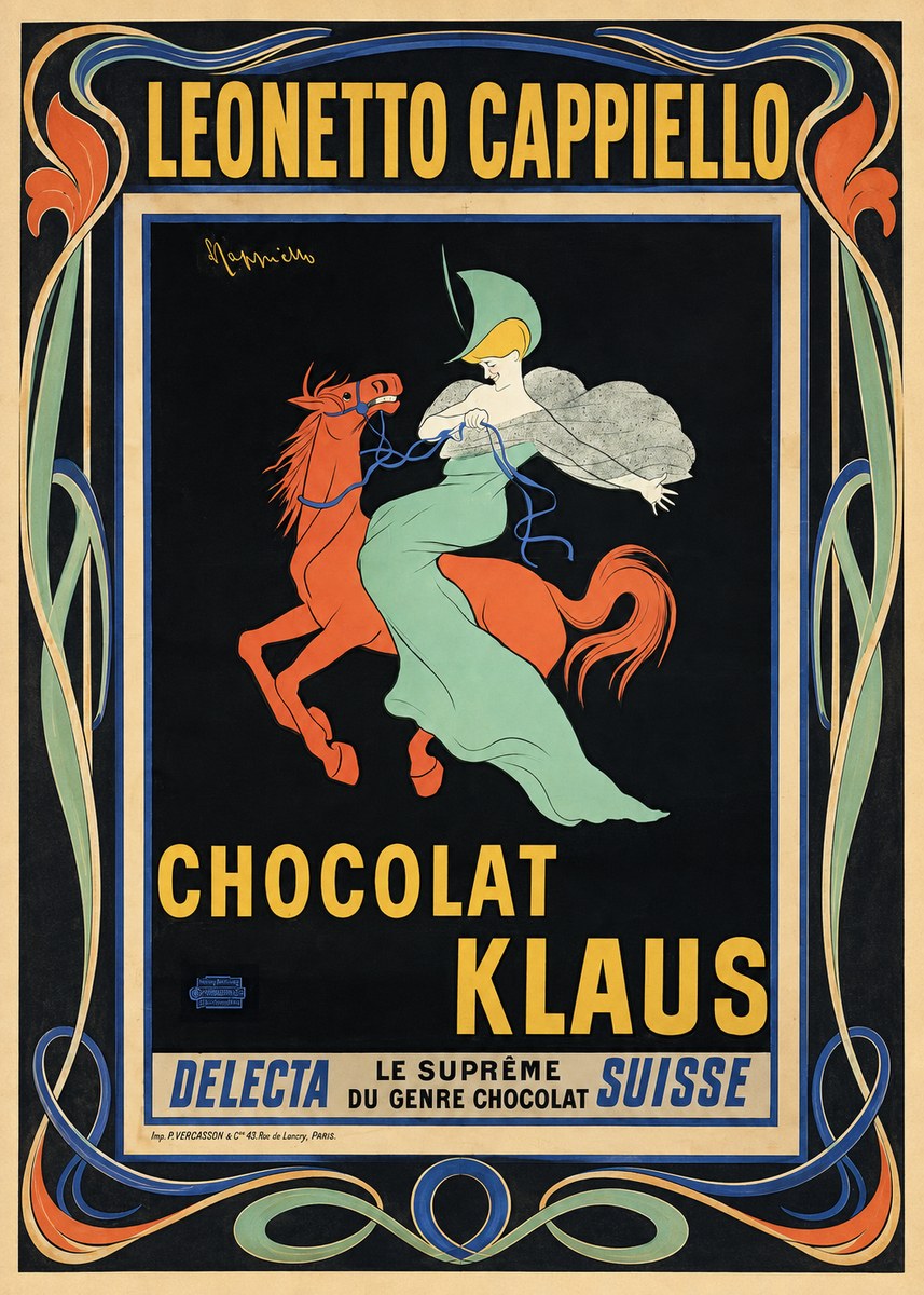 Leonetto Cappiello Chocolat Klaus II No1 - Poster