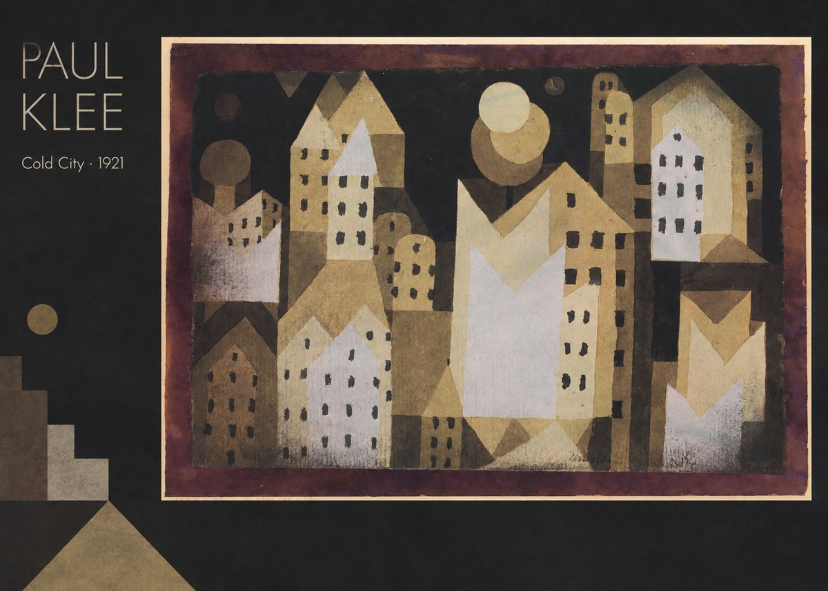 Paul Klee Cold City No2 - Poster