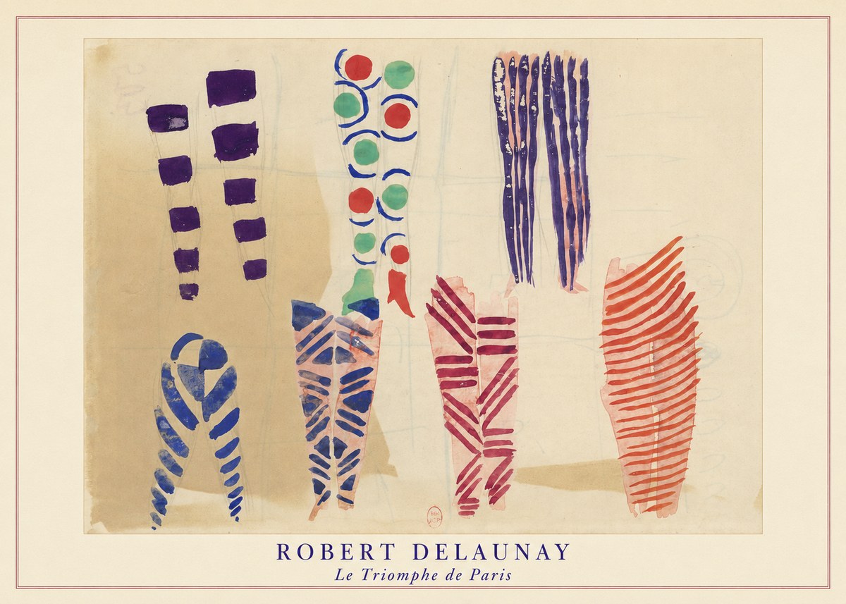 Robert Delaunay Le Triomphe De Paris IV No3 - Poster