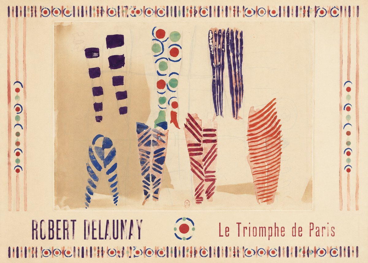Robert Delaunay Le Triomphe De Paris IV No4 - Poster