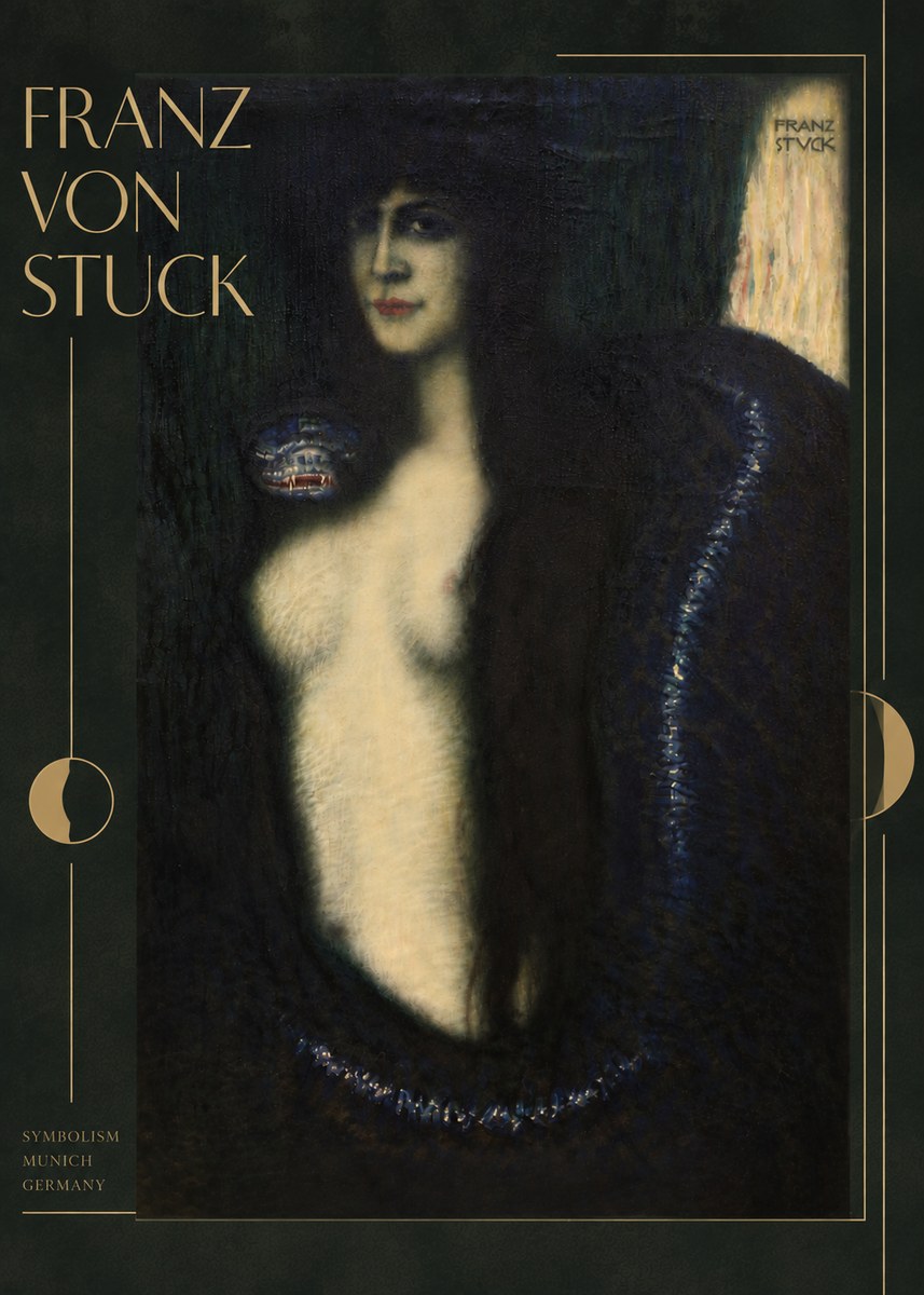 Franz von Stuck The Sin II No6 - Poster