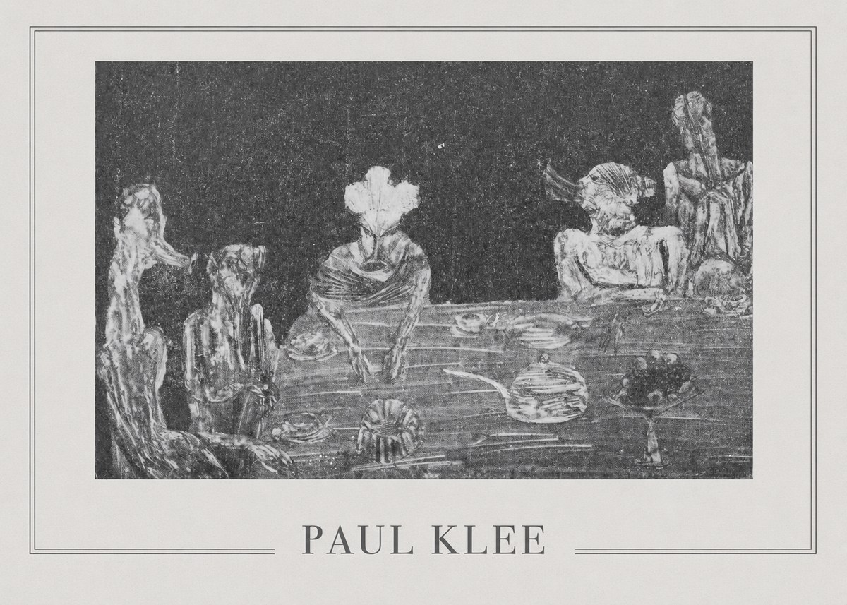 Paul Klee Die Mahlzeit No5 - Poster