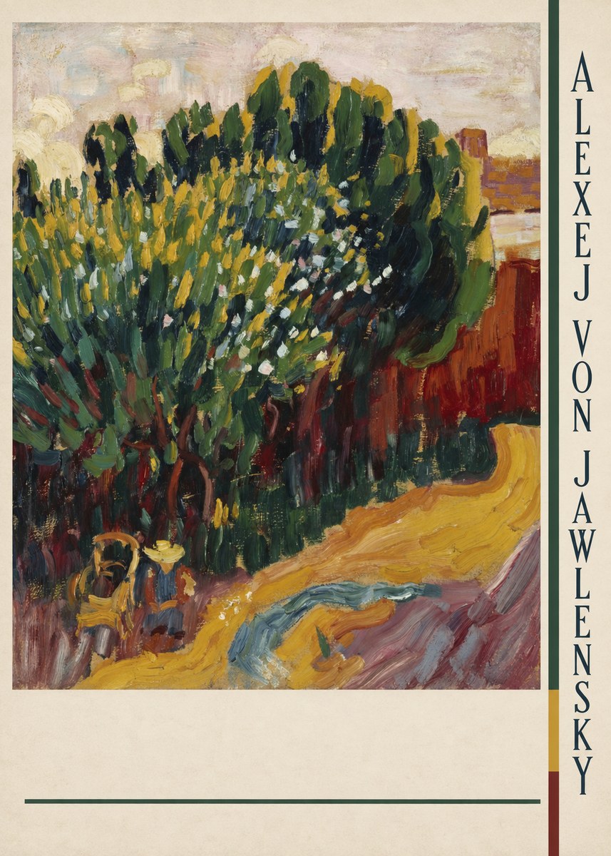 Alexej von Jawlensky Park Landscape (Murnau) No2 - Poster