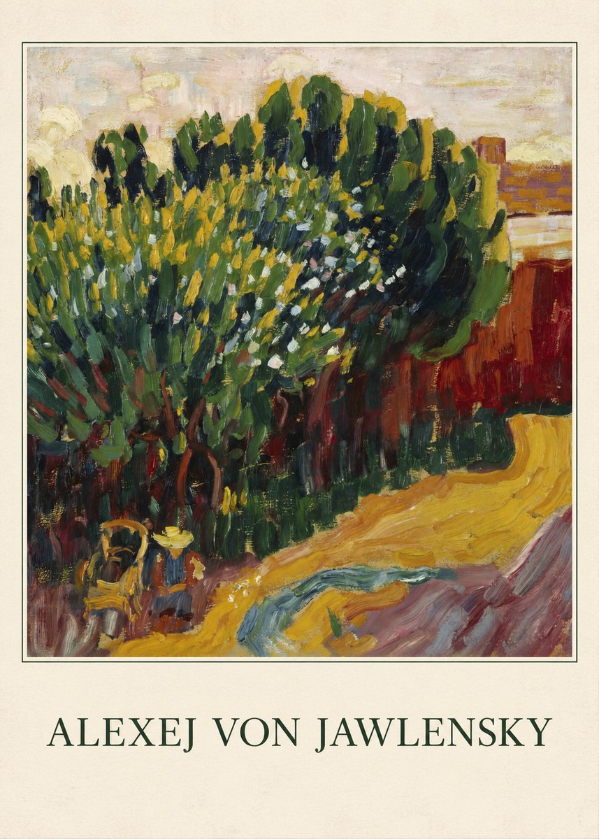 Alexej von Jawlensky Park Landscape (Murnau) No4 - Poster