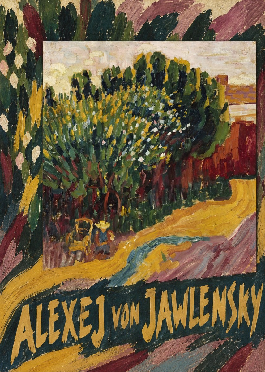 Alexej von Jawlensky Park Landscape (Murnau) No5 - Poster