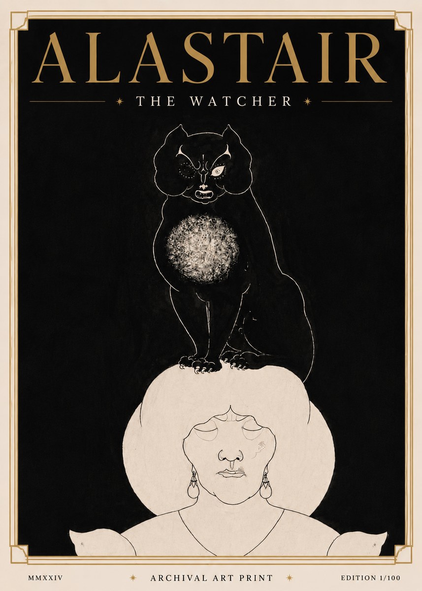 Alastair The Watcher No6 - Poster