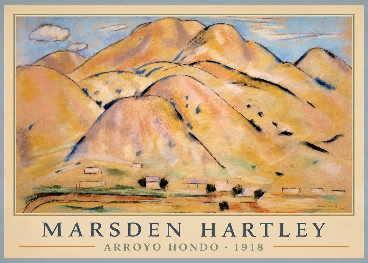 Marsden Hartley Arroyo Hondo No2 - Poster