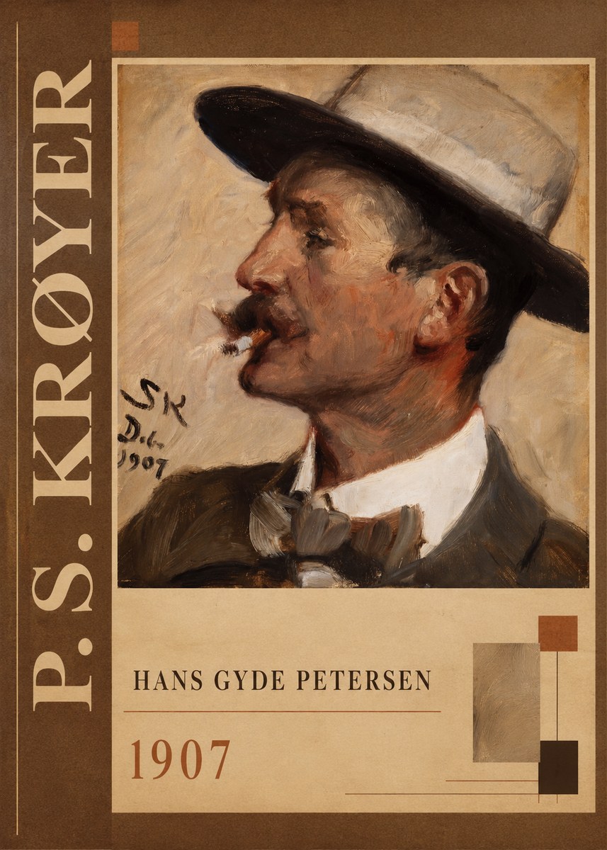 P.S. Krøyer Hans Gyde Petersen No2 - Poster